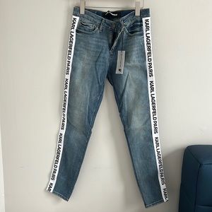 Karl Lagerfeld Logo Jeans